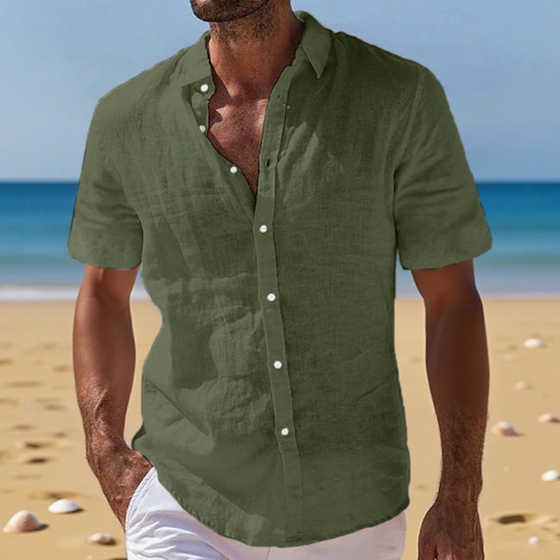 Tomás | Camisa de Verano Manga Corta Relajada