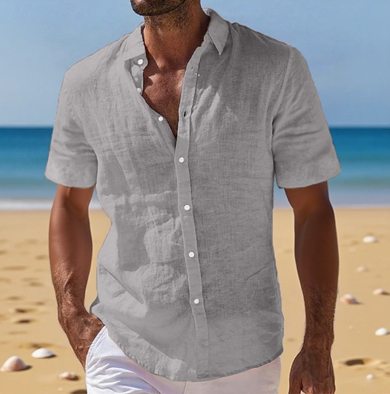 Tomás | Camisa de Verano Manga Corta Relajada