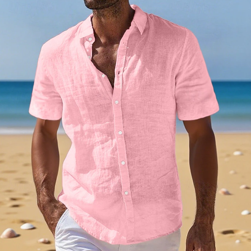 Tomás | Camisa de Verano Manga Corta Relajada