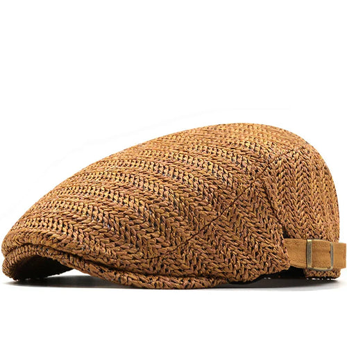 Tomás | Gorra Plana Tejida de Verano