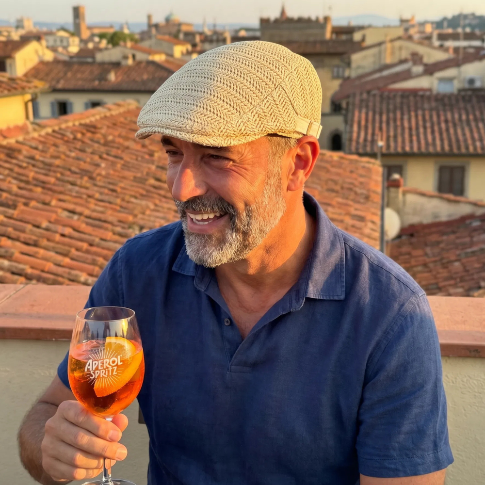 Tomás | Gorra Plana Tejida de Verano