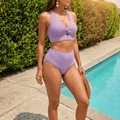 Valentina | Bikini Tiro Alto Texturizado