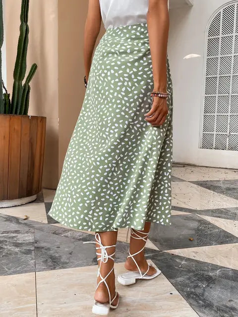 Valentina | Falda Midi de Lunares