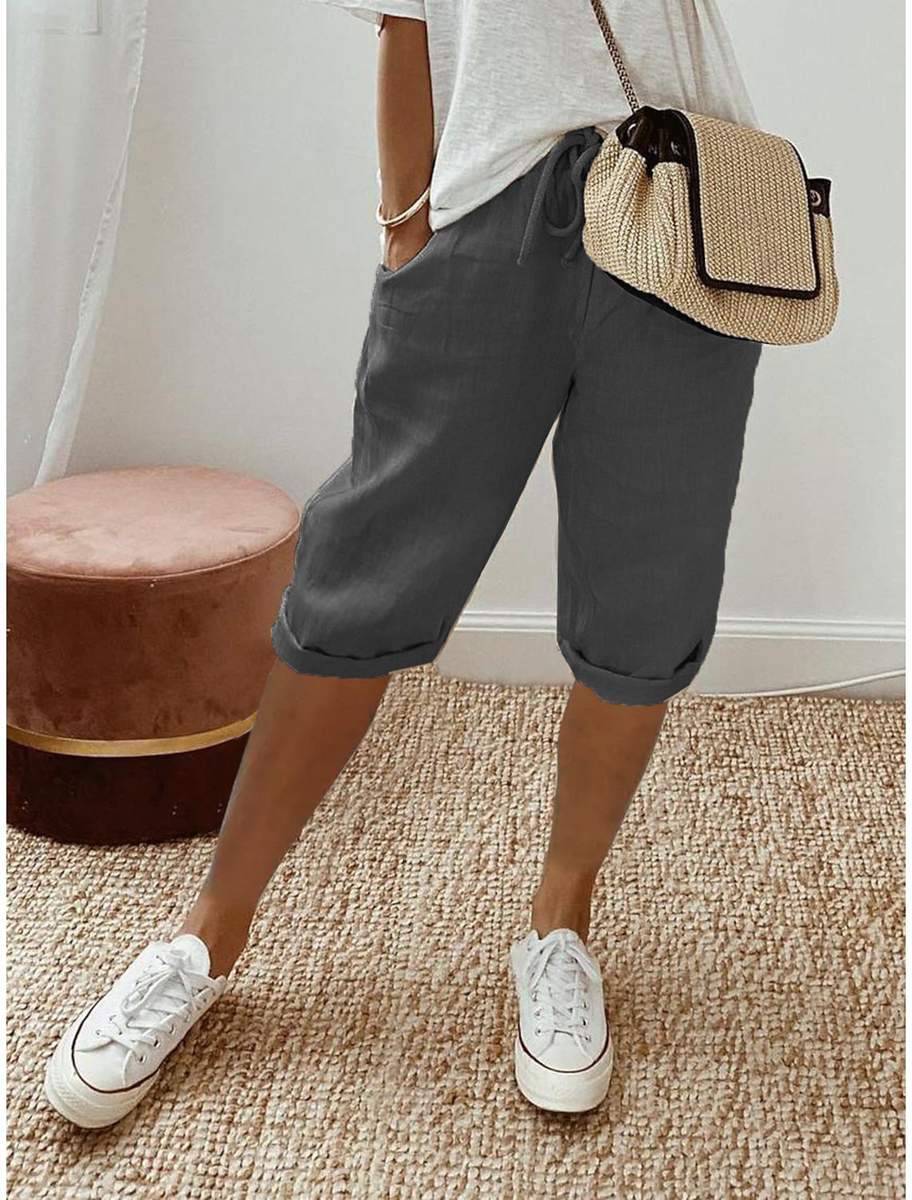 Valentina | Pantalón Capri de Corte Relajado