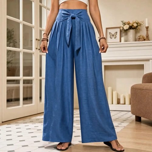 Valentina | Pantalón de Pierna Ancha y Tiro Alto