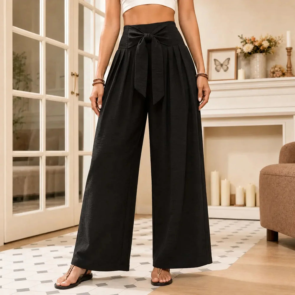 Valentina | Pantalón de Pierna Ancha y Tiro Alto