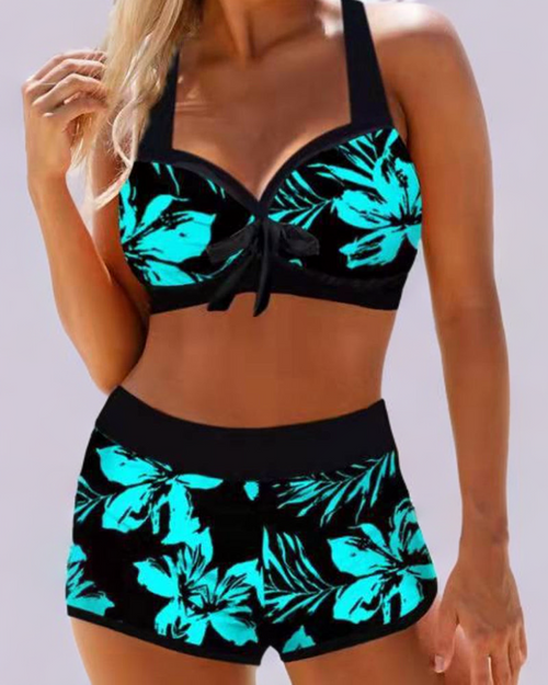 Valentina | Traje de Baño de Talle Alto Floral